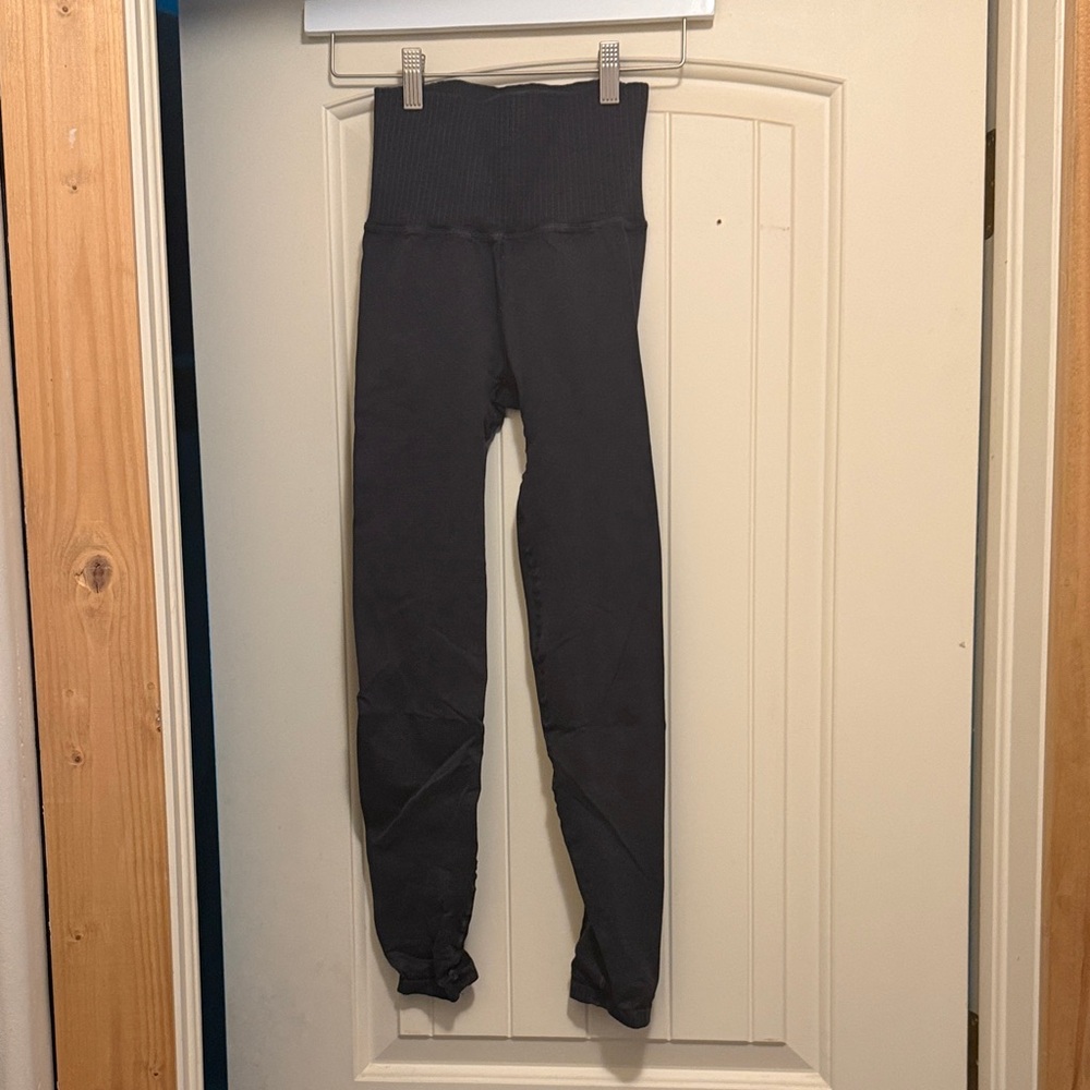 FP Movement by Free People Good Karma Leggings - Washed Black